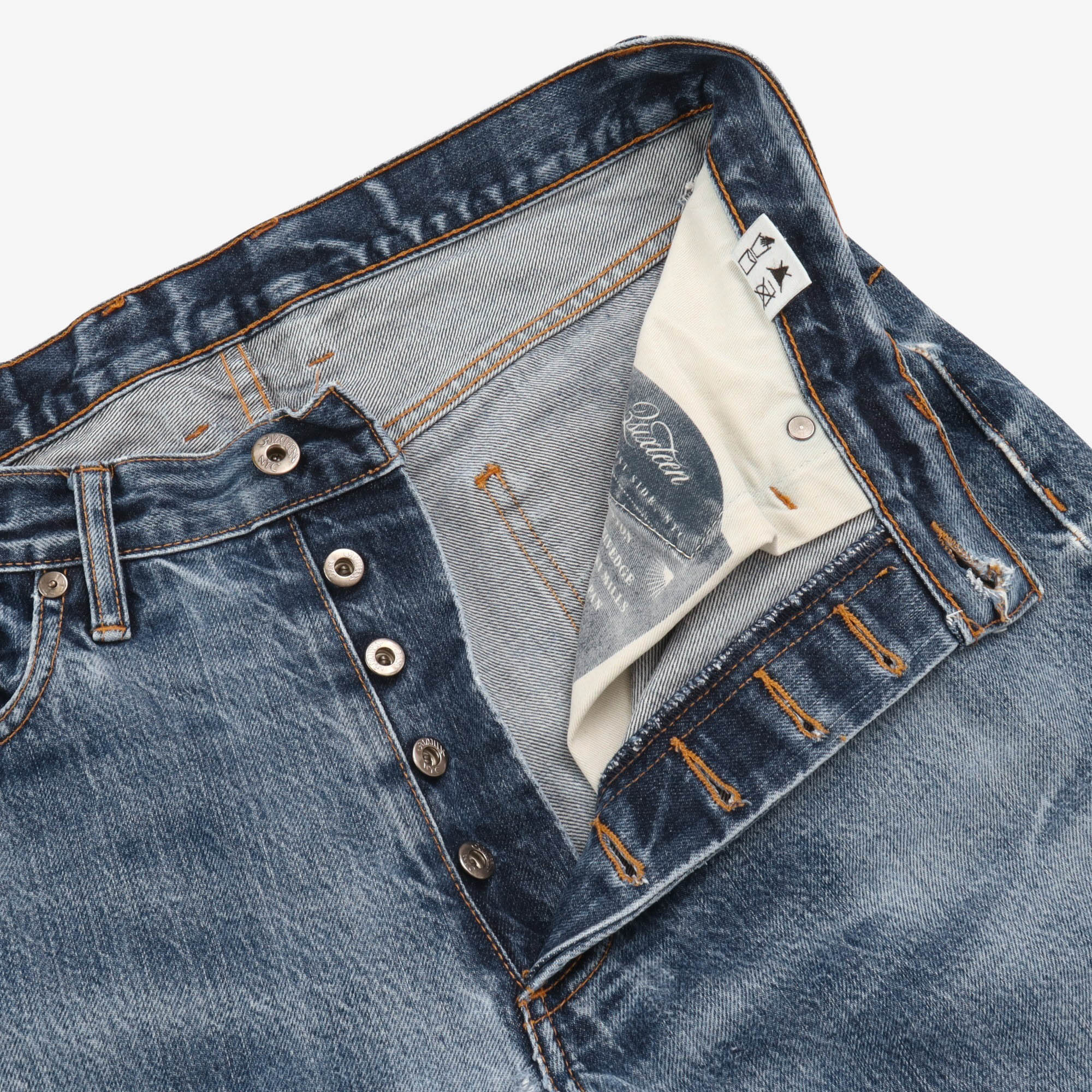 14.5oz Slim Tapered Selvedge Denim - Image 4