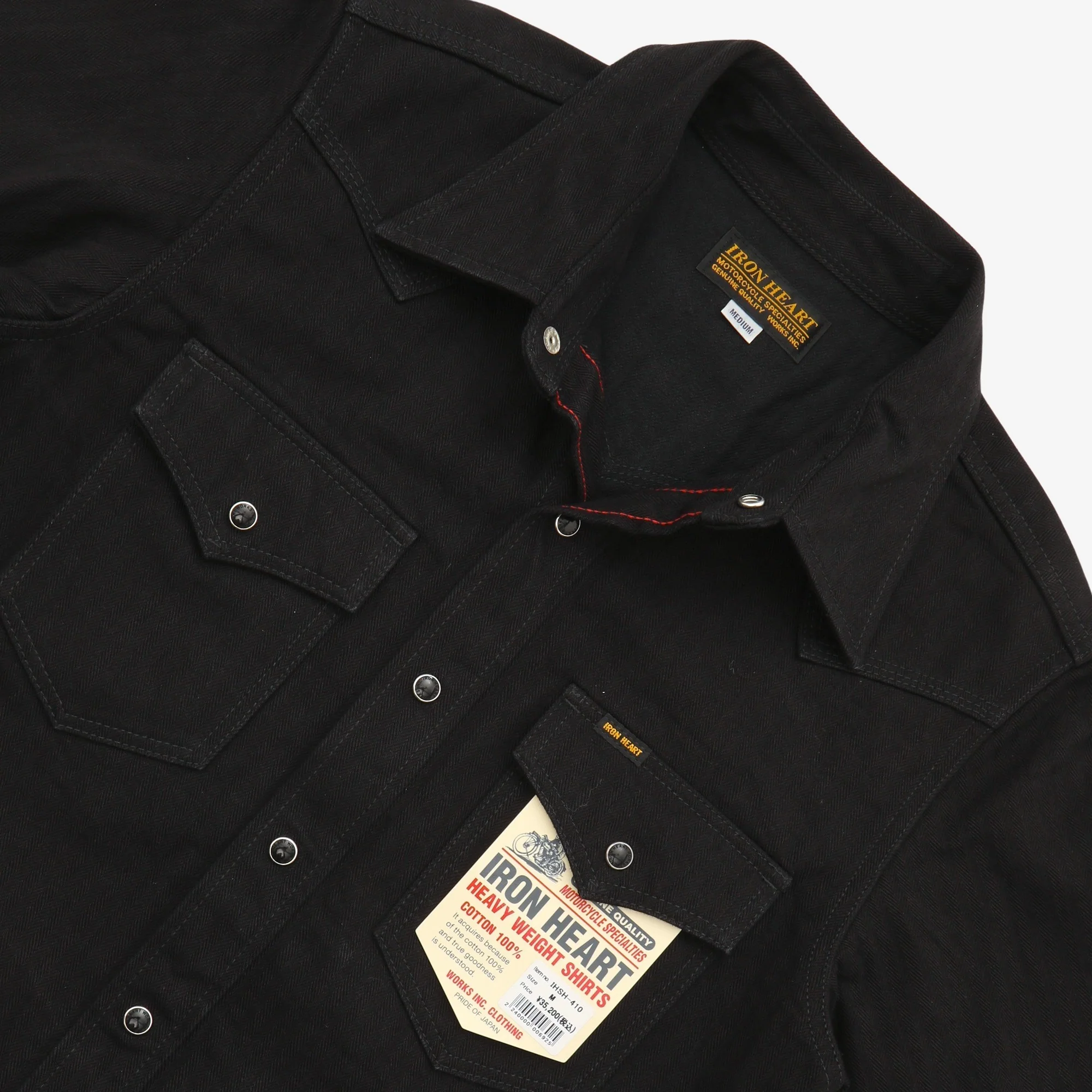 14oz Herringbone CPO Western Shirt - Image 3