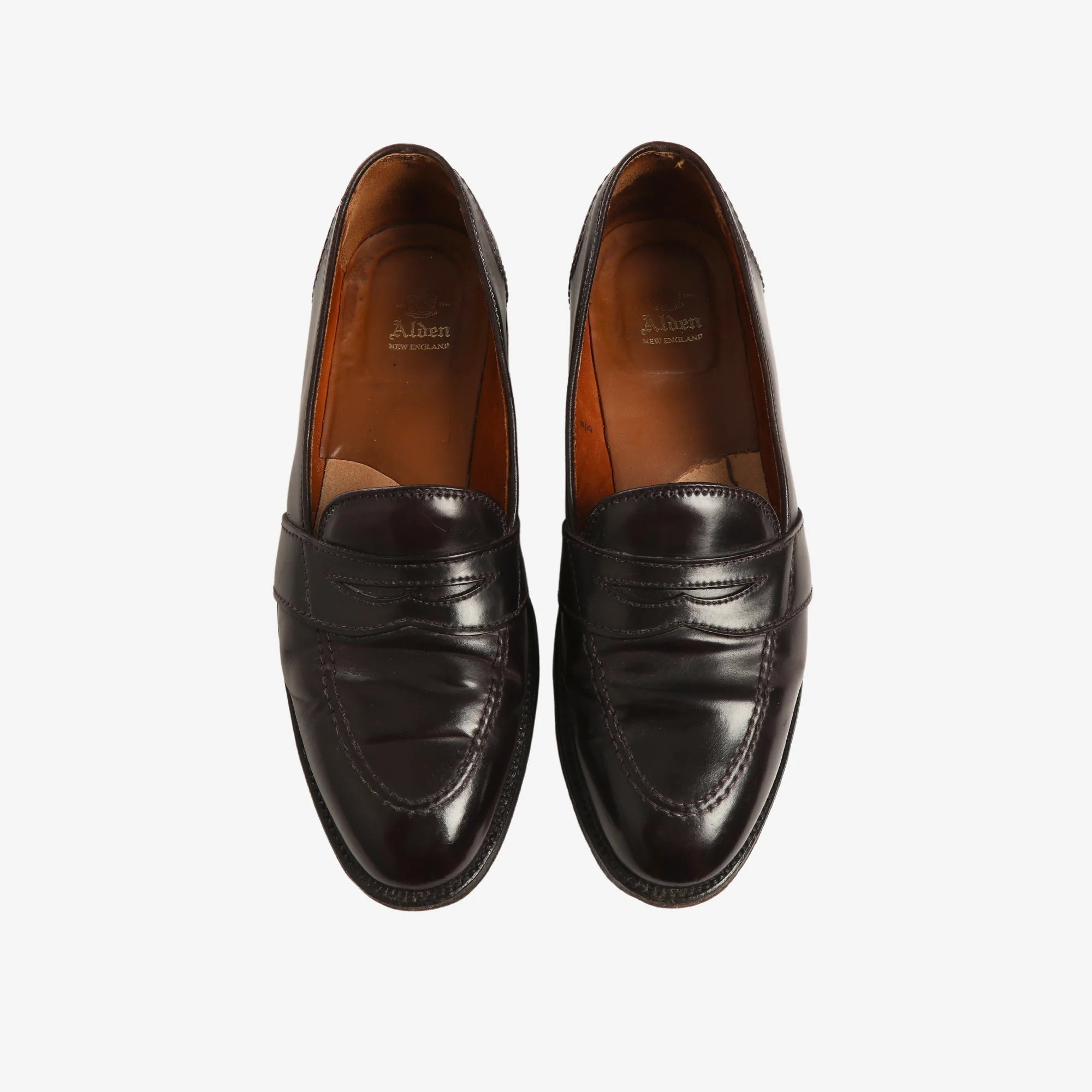 684 Cordovan Penny Loafers + Trees - Image 5