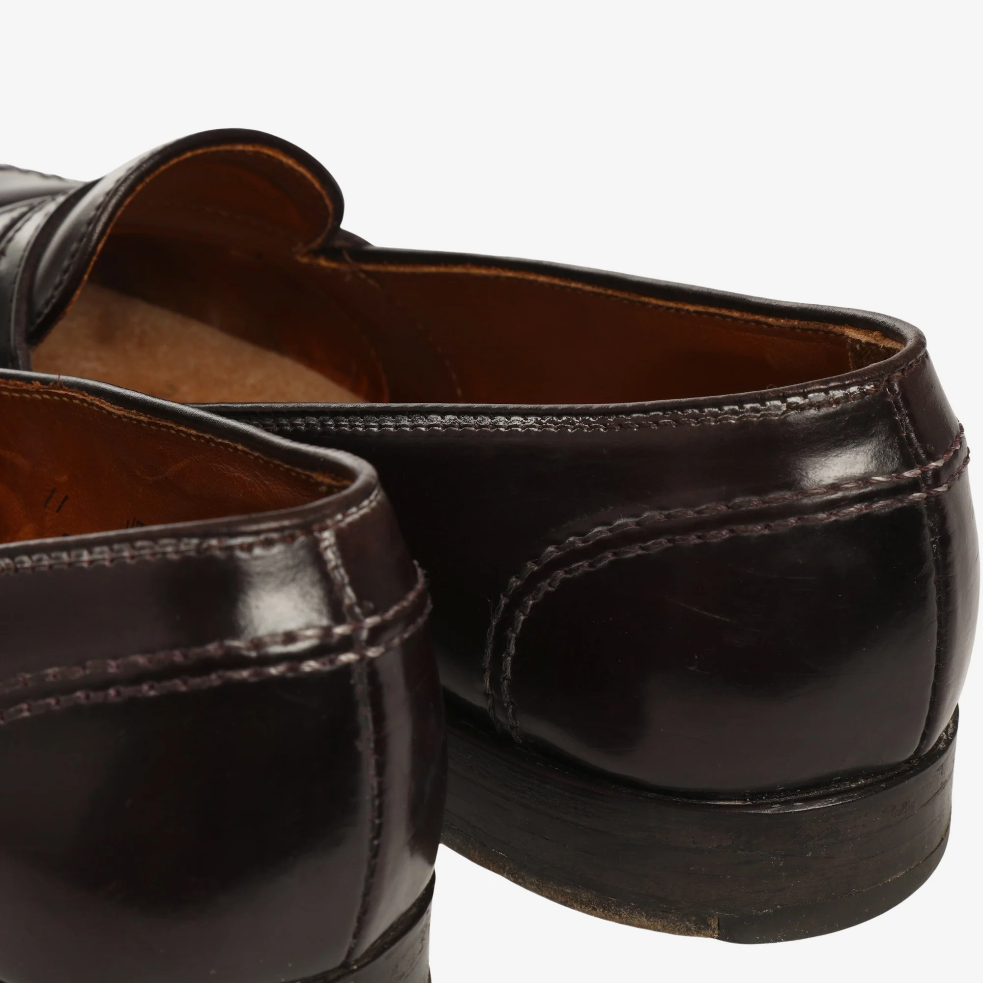 684 Cordovan Penny Loafers + Trees - Image 7