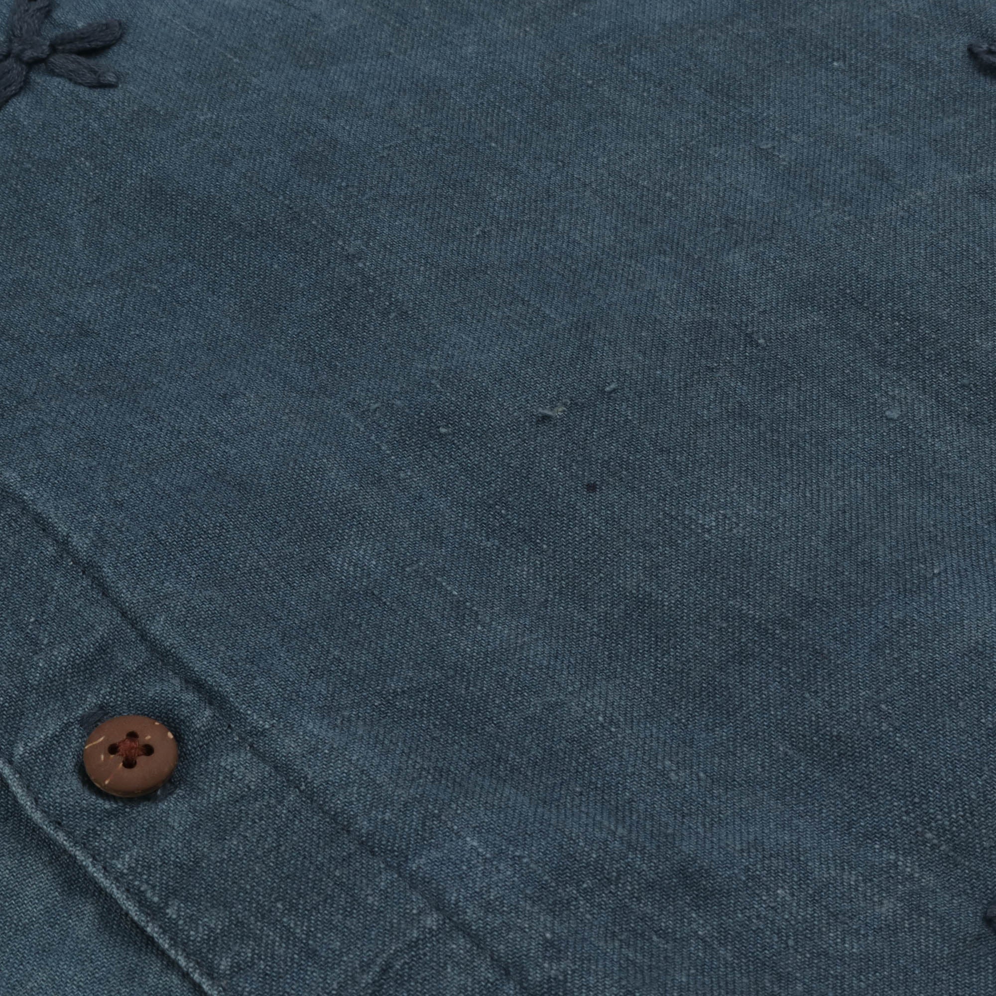 Embroidered Indigo Shirt - Image 4