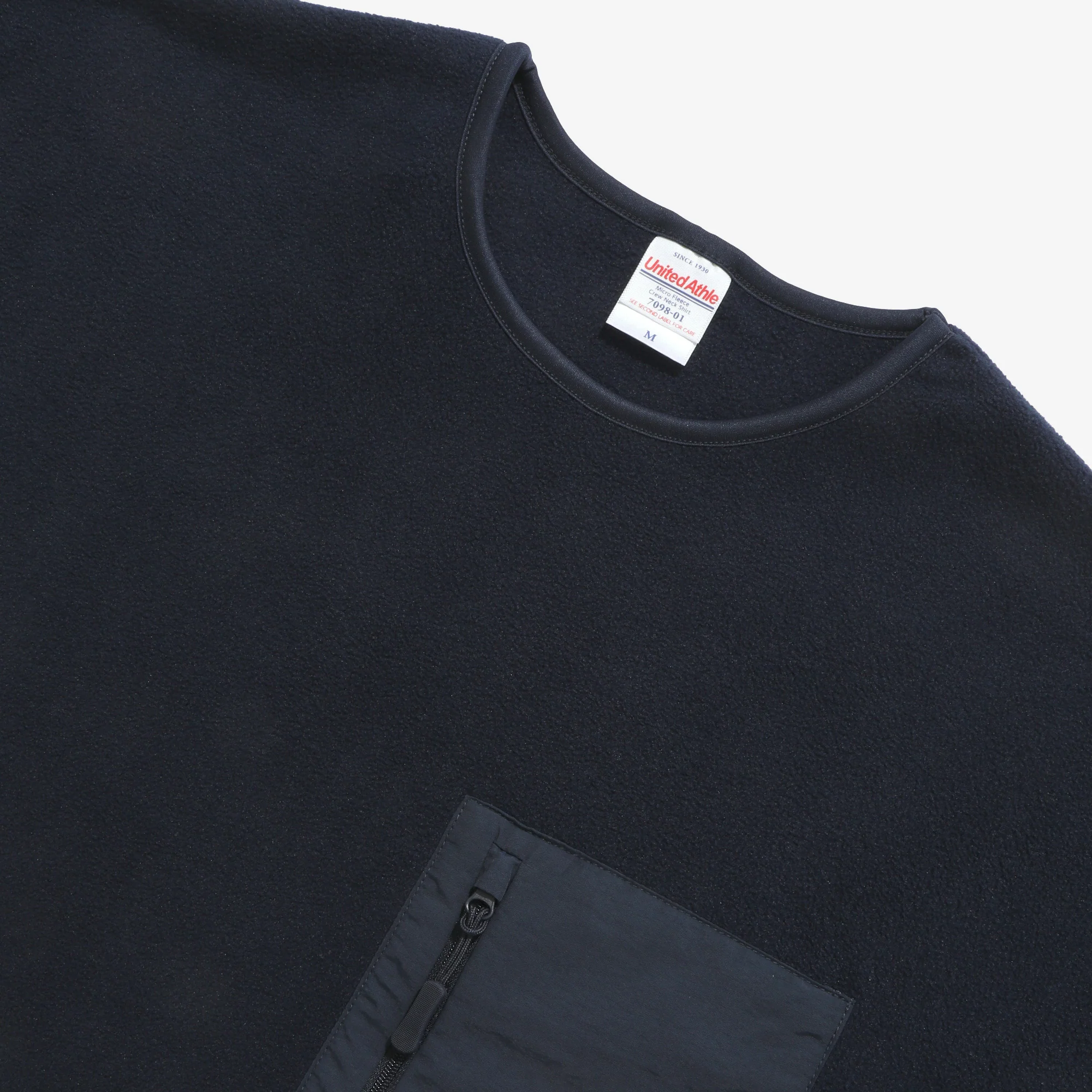 Fleece Crew Neck - Navy - Image 3