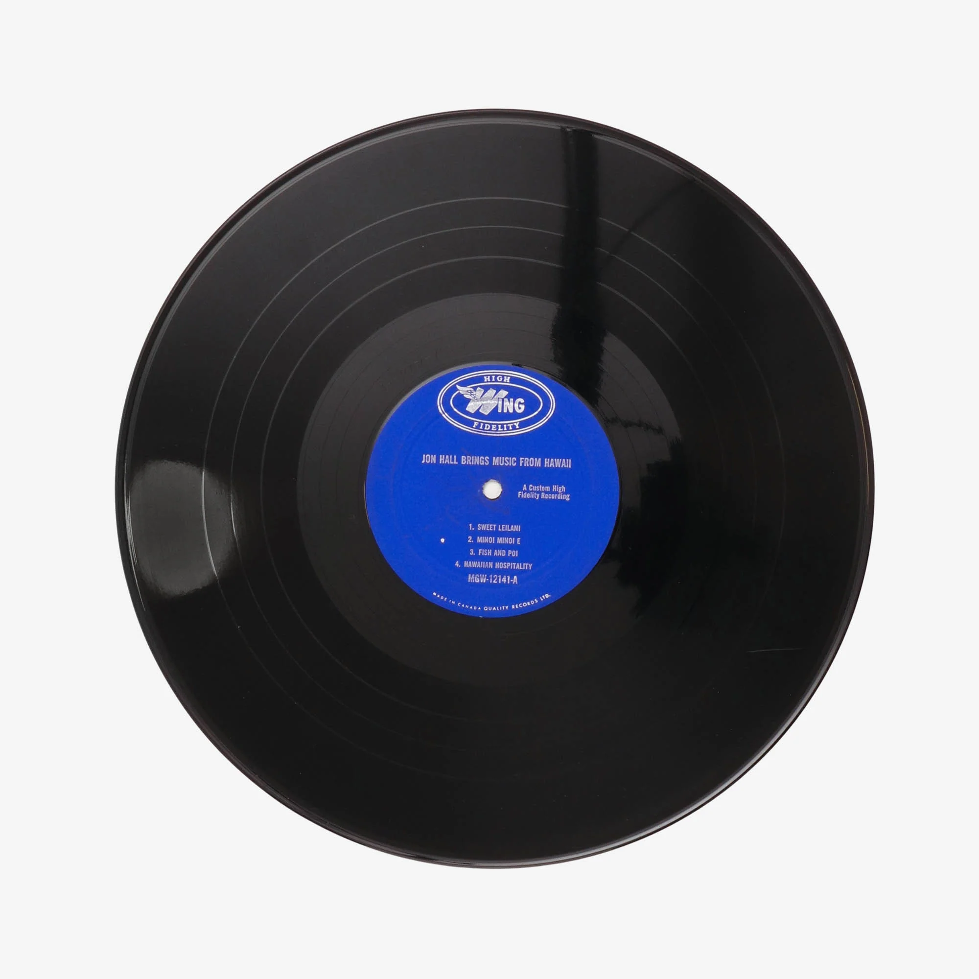 Jon Hall Music from Hawaii Record - Image 3