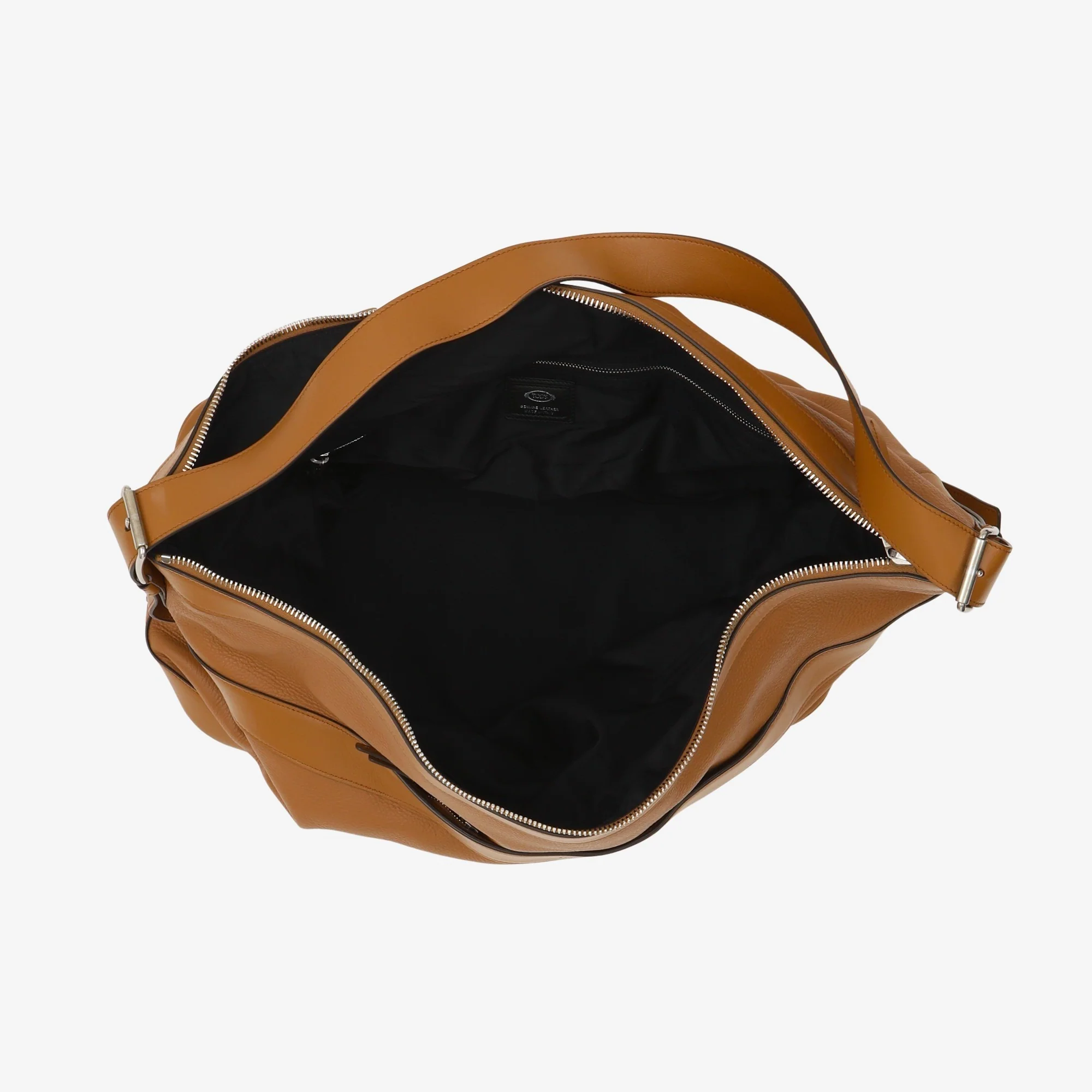 Grained Leather Holdall Bag - Image 4