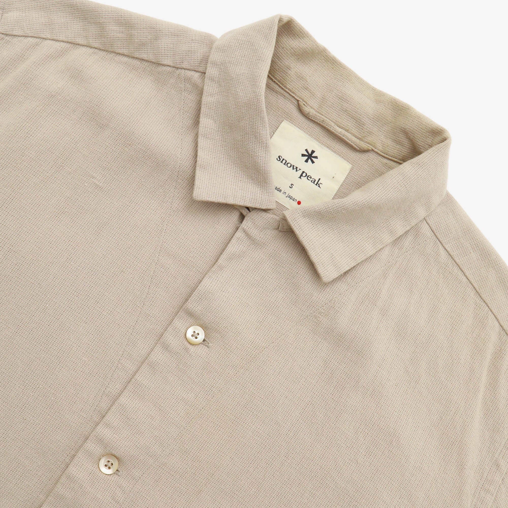 Linen Blend Two Pocket SS Shirt - Image 3