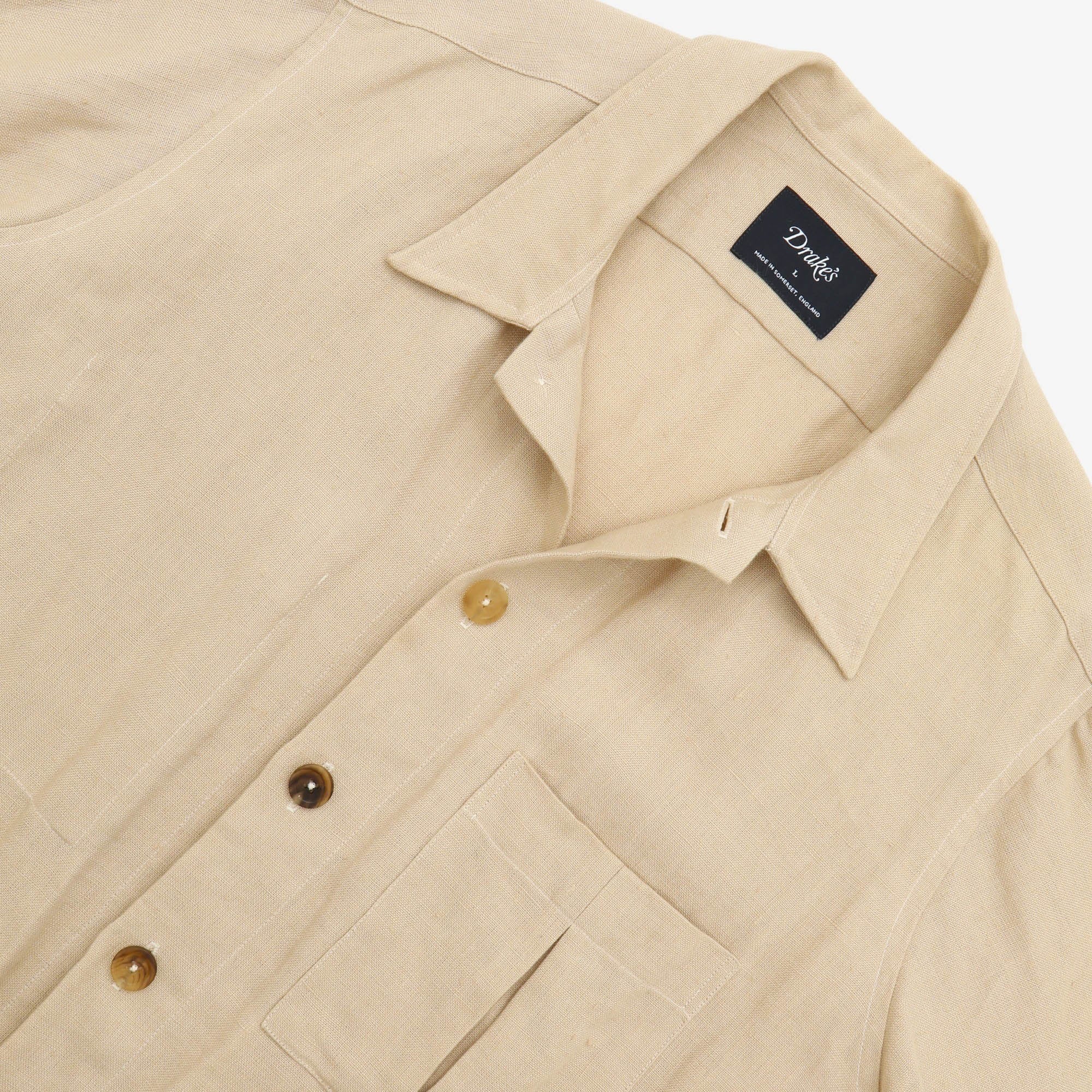 Linen Safari Overshirt - Image 3