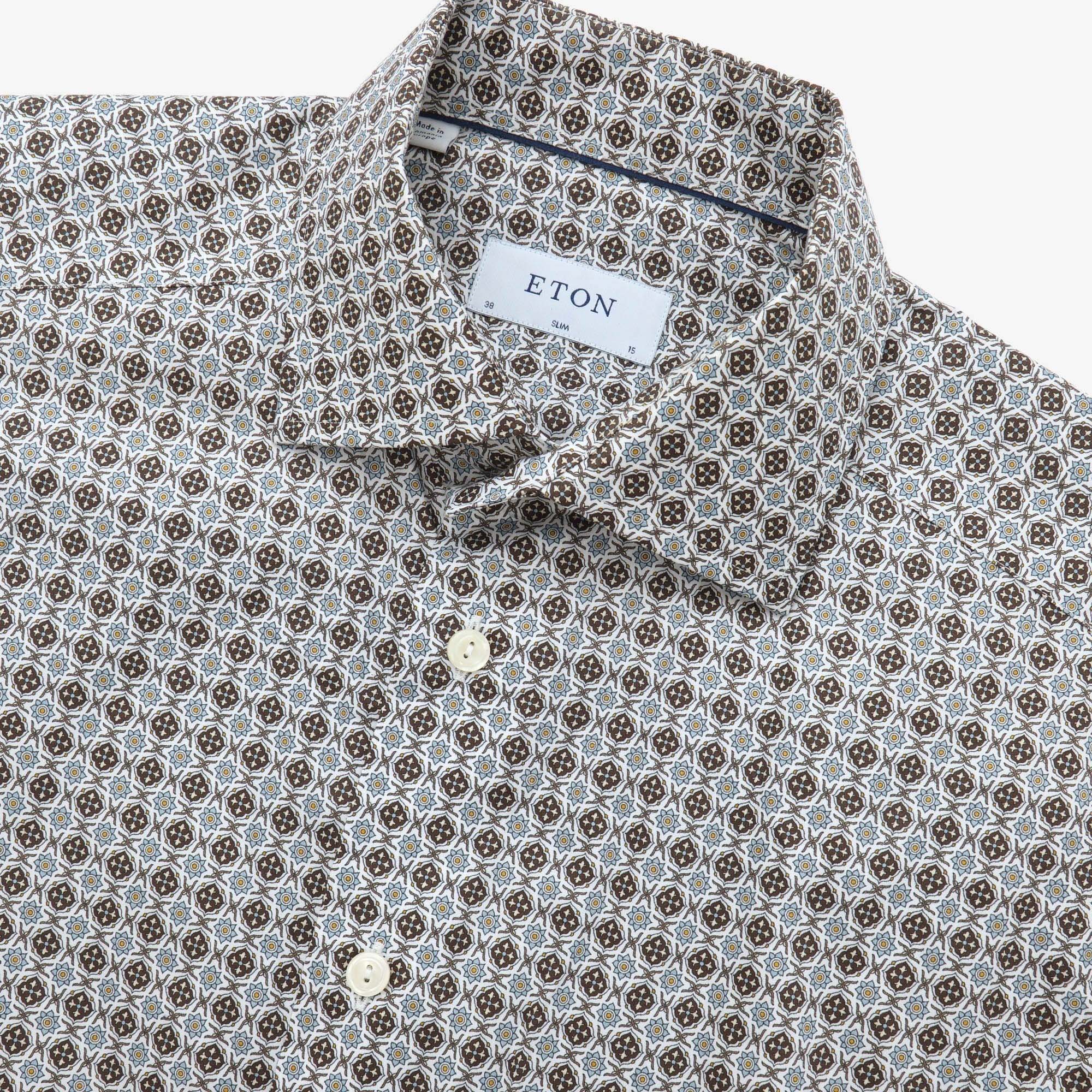 Patterned Cotton Shirt - Image 3
