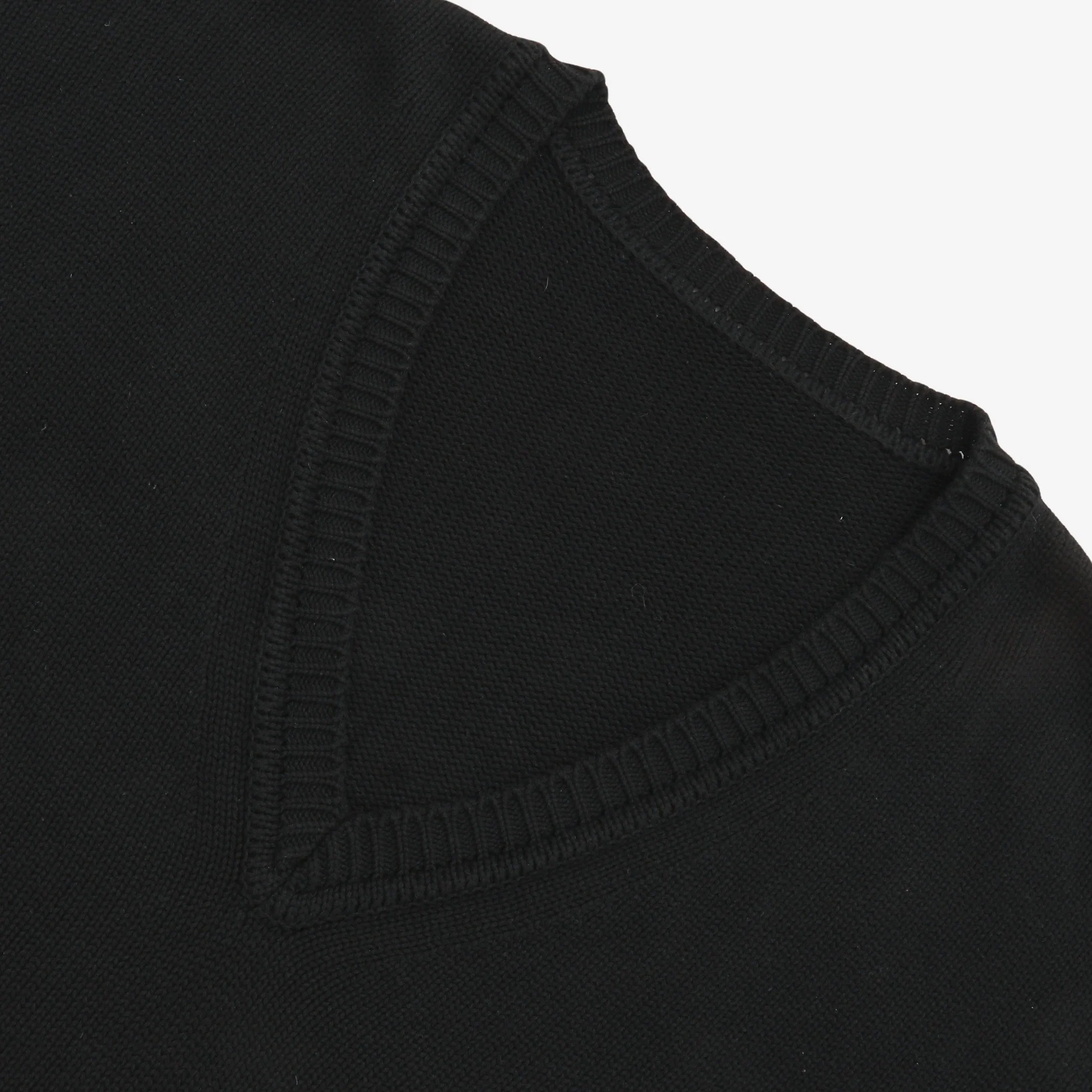 Thick Knit V Neck Sweater - Image 3