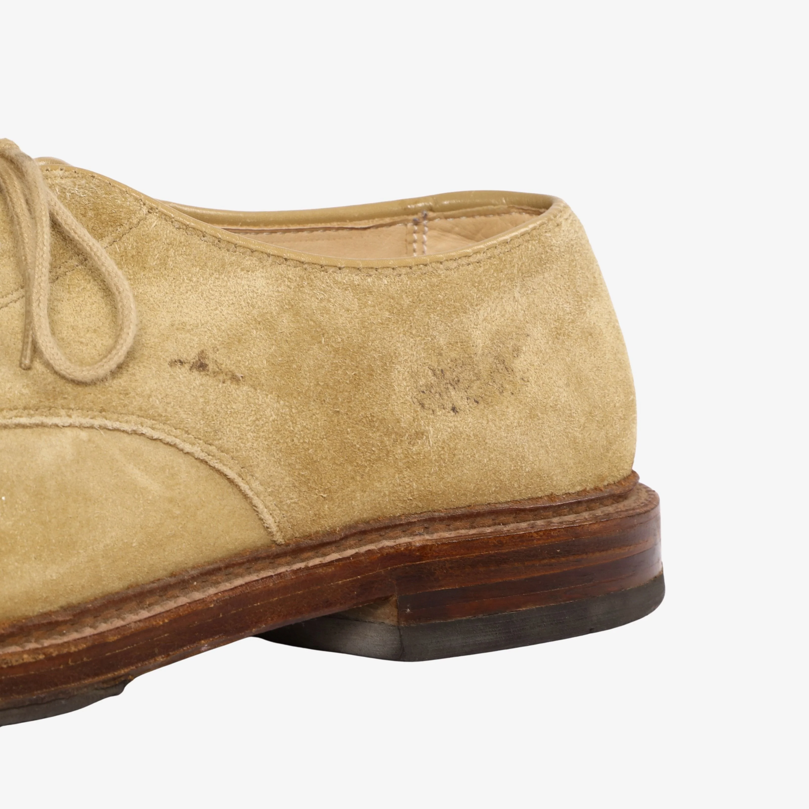 Suede Unlined Plain Toe Blucher - Image 7