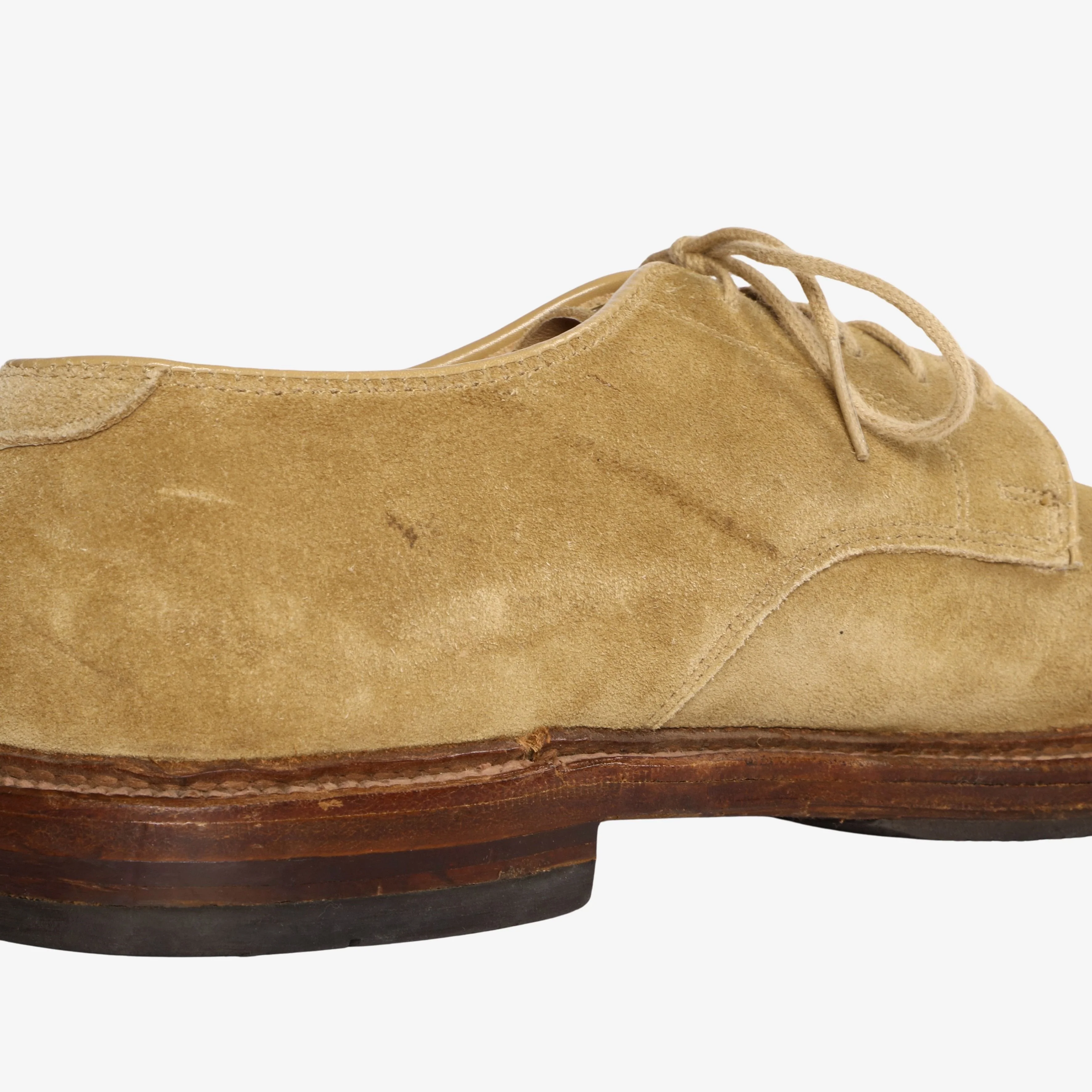 Suede Unlined Plain Toe Blucher - Image 8