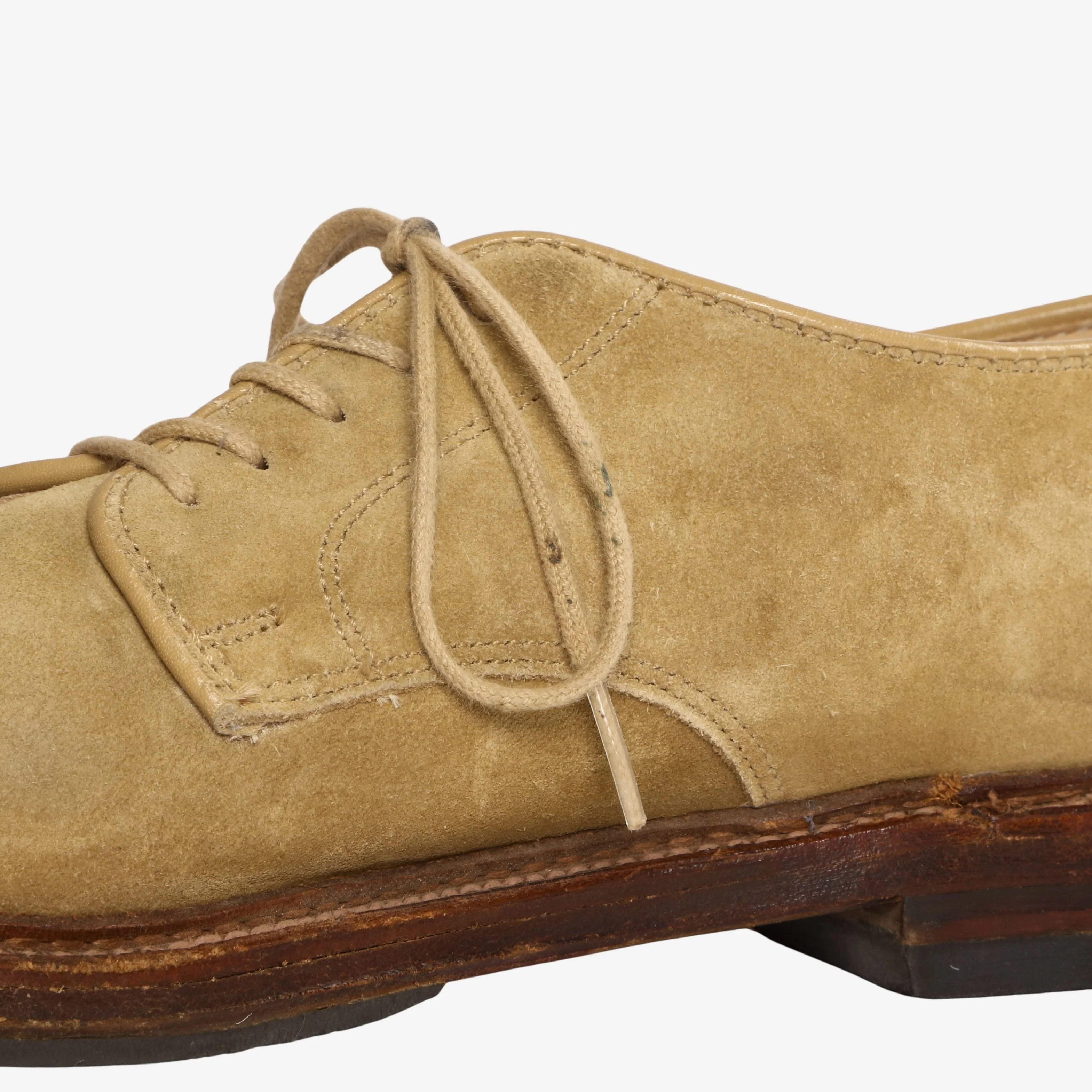 Suede Unlined Plain Toe Blucher - Image 9