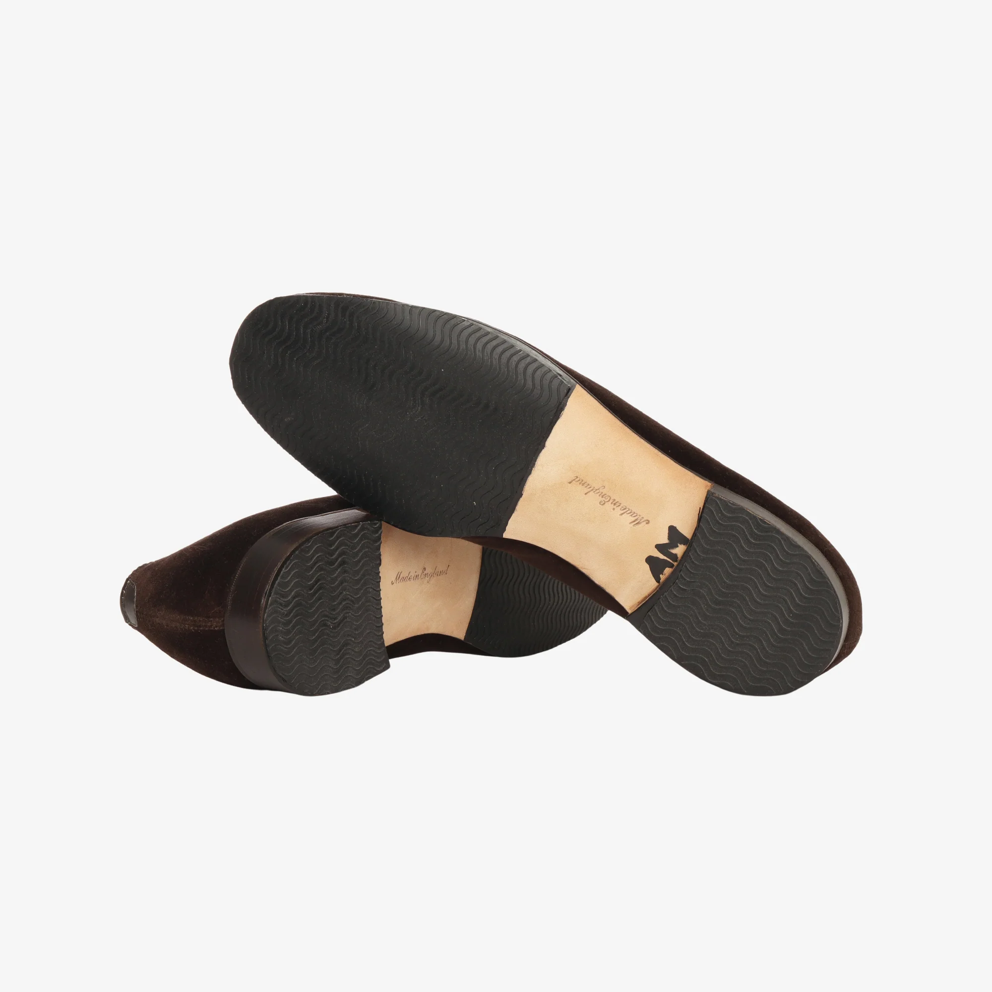 Edward Green Velvet Albert Slippers + Trees - Image 4