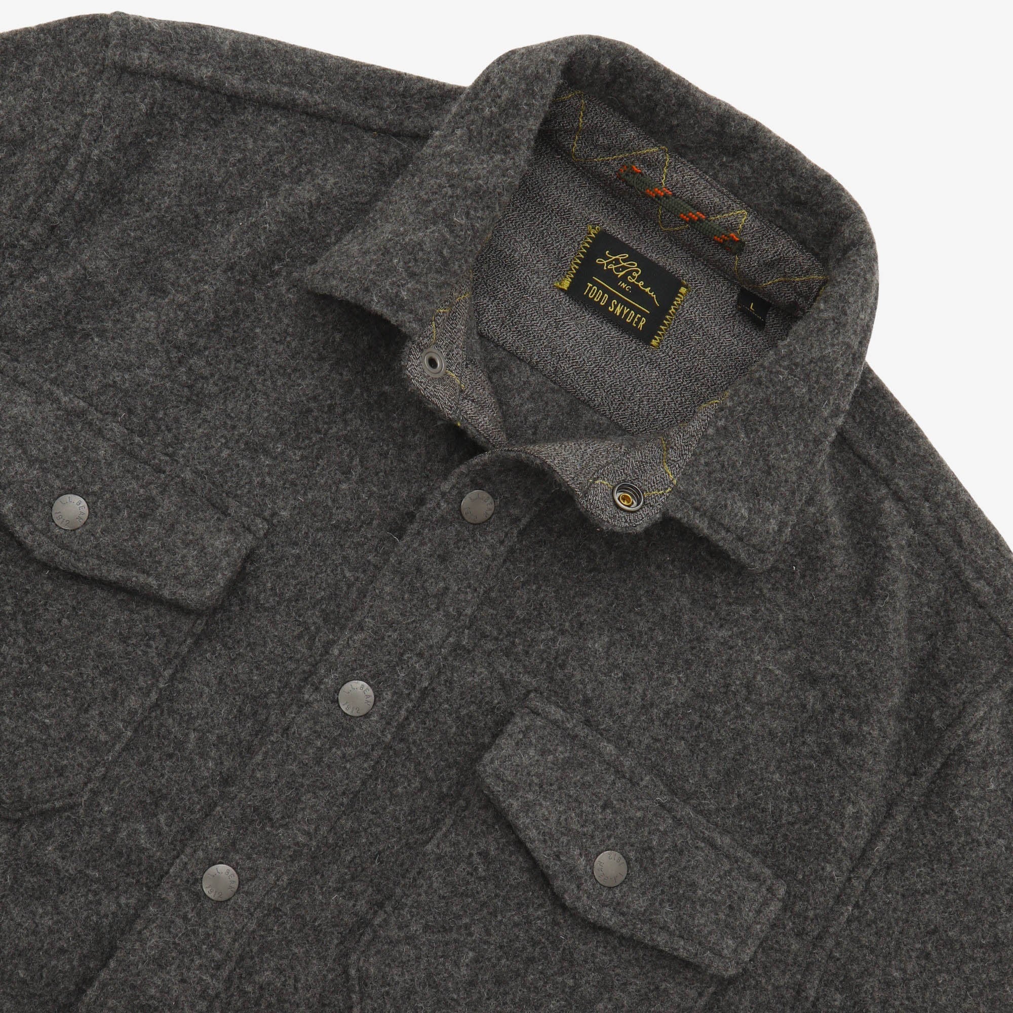 Wool Snap Overshirt (LL Bean) - Image 3